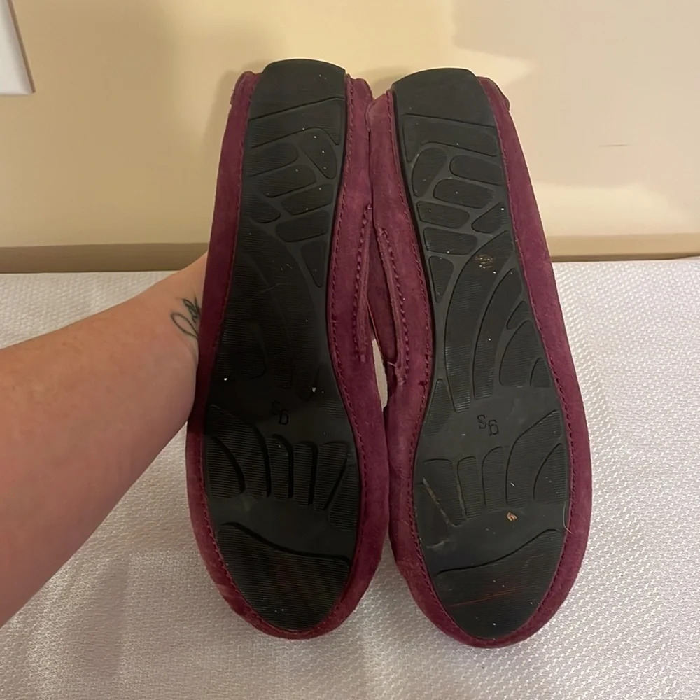 Gentle souls Kenneth Cole women’s loafers 8 slip on flats Mina cheetah purple - Picture 5 of 6